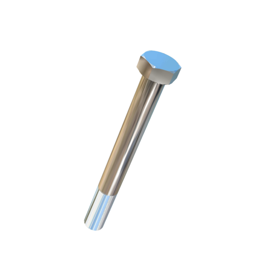 Titanium 1-1/8-12 X 10 inch UNF Allied Titanium Hex Head Bolt (No Dimple)
